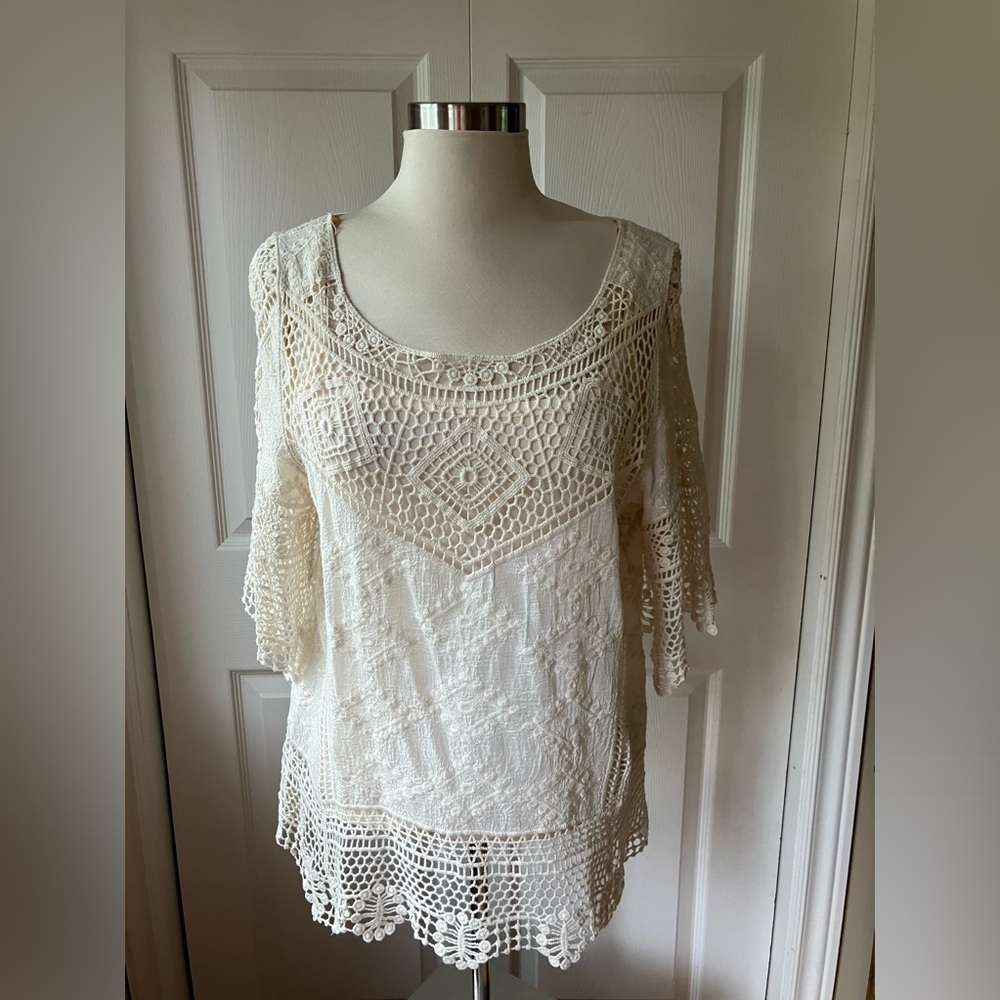 NWOT 2pc Democracy 100% cotton top